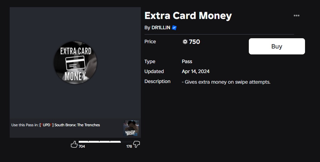 Extra Card Money
